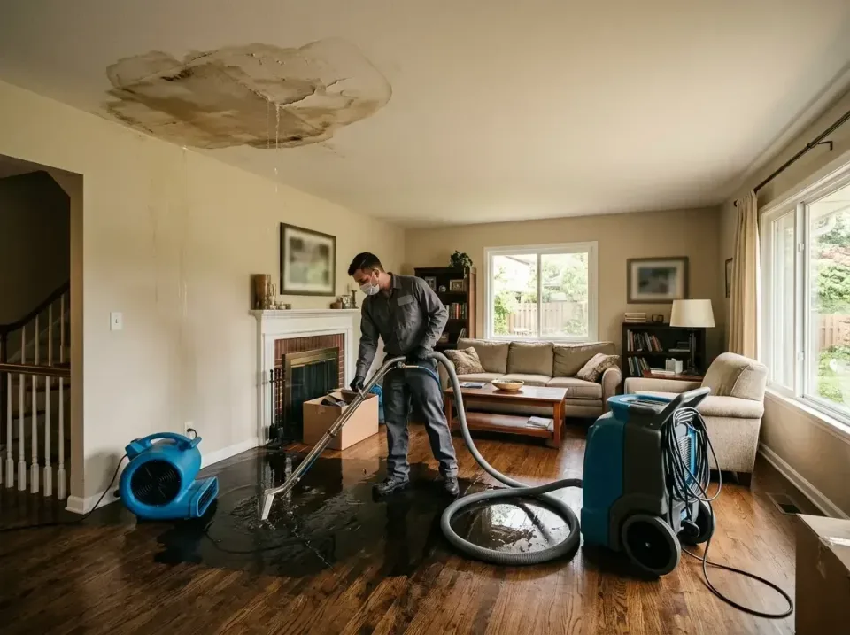 attic-pipe-burst-ceiling-drip-008 — frequently asked questions, Water Damage Restoration & Carpet Care in Gresham, OR